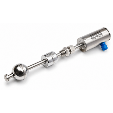 Sensor de nivel magnetoestrictivo FAFNIR TORRIX fabricado en acero inoxidable 316Ti para medición de alta precisión.